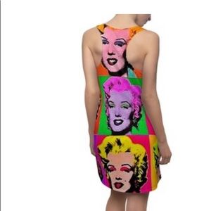 Marilyn Monroe Warhol Print Mini Dress